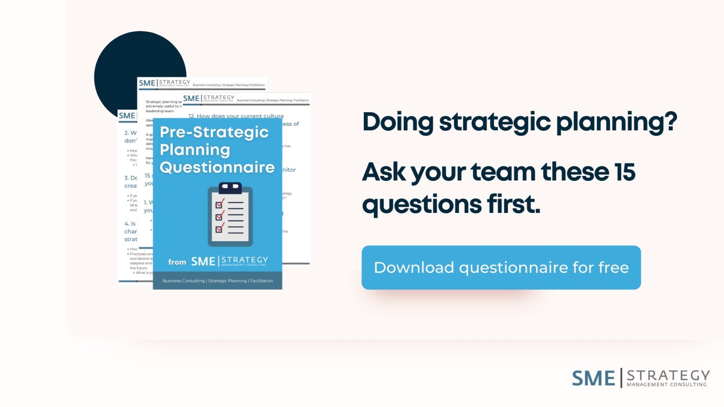 strategic planning questionnaire 
