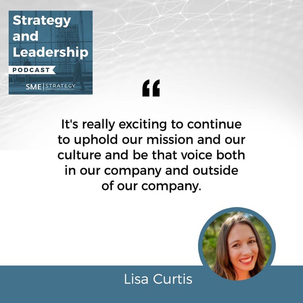Strategy and Leadership Podcast | Lisa Curtis | Aligning Mission With Product