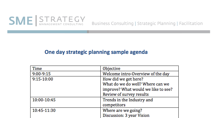 Workshop Agenda Template Word